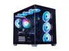 MLOONG Gaming PC, AMD Ryzen 5 5500 4.2 GHz, AMD Radeon RX 6600 8GB Desktop Computer, 1TB NVMe SSD, 16GB DDR4 3200MHz,  Air Cooled Prebuilt,650W PSU, Windows 11 Home Gamer PC, Black