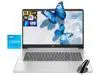 HP 17.3" HD+ Business Laptop Intel core i3-N305 8-core 3.8GHz (Beat i3-1215U) Intel UHD Graphics 8GB RAM 256GB SSD Webcam HDMI 1.4 USB-C 3.0 Bluetooth Wi-Fi 6 Windows 11 Home Silver | Vertical Mouse