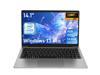 Auusda 14.1" Laptop Computer, 8GB DDR4 512GB SSD, Intel Celeron J4125 (2.0-2.7GHz), Windows 11 Pro, Intel UHD Graphics 600 Home Notebook, Wifi+Bluetooth, Silver