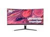 CRUA 30" Curved Gaming Monitor, 100Hz Ultrawide Computer Monitor, WFHD(2560*1080P)VA Screen,21:9,1500R,99%sRGB, PC Monitors Support FreeSync, With HDMI/DP, Support Wall Mount- Black