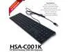 HP Smart Buy Wired 320K Slim Keyboard Black 108 Keys USB-A HSA-C001K L96909-001