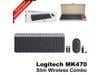Logitech MK470 Slim Wireless Keyboard & Mouse Combo Quiet Compact USB Graphite