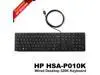 HP Smart 320K Slim Wired QWERTY Keyboard 108 Keys L96909-001 (LOT OF 10)