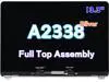 13" Screen Replacement for MacBook Pro M1 2020 M2 2022 A2338 EMC 3578 EMC 8162 Display Full LCD Screen Complete Full Top Assembly Kit (Silver)