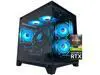 YAWYORE Gaming PC Desktop,AMD Ryzen 7 5700X,RTX5060 8G,MSI B550M,32GB DDR4 3200 RAM and 1TB M.2 NVMe PCle4.0,Liquid Cooler ARGB FAN,Wi-Fi+BT,Game Design Office console,Sea View Room,Prebuilt Gaming PC