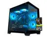 YAWYORE Gaming PC Desktop,AMD Ryzen 5 9600X,RTX5060 8G,MSI B650M,32GB DDR5 6000 RAM and 1TB M.2 NVMe PCle4.0,Liquid Cooler ARGB FAN,Wi-Fi+BT,Game Design Office console,Sea View Room,Prebuilt Gaming PC