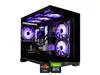 HYPER CYBER Rage Q Gaming PC Desktop Computer AMD Ryzen 5 9600X, NVIDIA GeForce RTX 5080, 16GB DDR5, 2TB SSD, Windows 11 Home, VR Ready, RGB Lighting, WiFi, Ready to Use