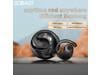 SOBAST open headset, ultra-comfortable, lightweight design, fit the ear, ergonomic earhooks, powerful bass, 36 hours of playback time, Bluetooth 5.3, application control, clear calls, wireless g Black