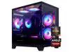 YLZKIX Gaming PC,AMD Ryzen 5 5600 3.5GHz(up to 4.4GHz), Radeon RX 6600 8GB Desktop Computer, 1TB NVMe SSD, 16GB DDR4 3200MHz, ,550W PSU,USB WIFI6&Bluetooth Windows 11 Home & AI Powered Gamer PC