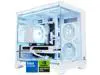 AODU Gaming Desktop PC-Windows11-Intel i5 13400F 2.5 GHz (4.6GHz Turbo)-GeForce RTX 5060 OC 8G DLSS 4-DDR4 32GB 3200MHz RMA-1TB M.2 NVMe SSD-650W PSU-panoramic PC case WiFi6 RGB Sync Gaming PC