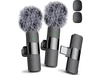 Idealforce 2 Mic Wireless Lavalier Microphone, Plug and Play Mini Lapel Mic for Video Recording, Live Streaming and Interview for iPhone, iPad, iPhone 15+ and Android Devices with USB-C Port Idealforce 2 Mic Wireless Lavalier Microphone, Plug and Play Mini Lapel Mic for Video Recording, Live Streaming and Interview for iPhone, iPad, iPhone 15+ and Android Devices with USB-C Port