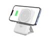 Idealforce Wireless Power Bank, 10,000mAh MagSafe Magnetic Portable Charger With Foldable Stand 15W USB C, 15W Fast Charging External Battery Pack for iPhone 17/16/15/14/13/12 Series, White Idealforce Wireless Power Bank, 10,000mAh MagSafe Magnetic Portable Charger With Foldable Stand 15W USB C, 15W Fast Charging External Battery Pack for iPhone 17/16/15/14/13/12 Series, White