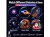 Galaxy Projector Night Light, USB Star Projector for Bedroom Ceiling | 2-in-1 Adjustable Nebula & Starry Sky Lamp, Flexible Gooseneck Design, Portable Space Projector for Festive Decorative Lights Galaxy Projector Night Light, USB Star Projector for Bedroom Ceiling | 2-in-1 Adjustable Nebula & Starry Sky Lamp, Flexible Gooseneck Design, Portable Space Projector for Festive Decorative Lights
