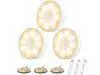 3 PCS Motion Sensor Light, Rechargeable Night Light(3000K Warm Yellow) | 8 LEDs, with USB Cable & Magnetic Patch, 3 Modes, Cordless Safe Wall Light for Kitchen, Bookshelves, Drawers 3 PCS Motion Sensor Light, Rechargeable Night Light(3000K Warm Yellow) | 8 LEDs, with USB Cable & Magnetic Patch, 3 Modes, Cordless Safe Wall Light for Kitchen, Bookshelves, Drawers