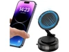 Vacuum Magnetic Car Phone Holder, 360° Adjustable Vehicle Dashboard Cell Phone Mount with Suction Cup, Foldable Automotive Windshield Smartphone Holder, Universal for SUV RV Truck Vacuum Magnetic Car Phone Holder, 360° Adjustable Vehicle Dashboard Cell Phone Mount with Suction Cup, Foldable Automotive Windshield Smartphone Holder, Universal for SUV RV Truck