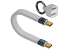 Mini Keychain USB C Cable,PD 3.1 240W Fast Charging | 40Gbps Data Transfer Portable Type C Cord for Carabiner for Phone, Mobile Power,Laptop(13cm) (White) Mini Keychain USB C Cable,PD 3.1 240W Fast Charging | 40Gbps Data Transfer Portable Type C Cord for Carabiner for Phone, Mobile Power,Laptop(13cm) (White)