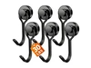 Magnetic Hooks, 30lbs+ Magnet Hook 2026 Cruise Ship Essentials, Magnet with Hook for Hanging, Heavy Duty Magnetic Hooks for Cruise Cabins Locker Accessories Refrigerator Grill 6 Pack (Black) Magnetic Hooks, 30lbs+ Magnet Hook 2026 Cruise Ship Essentials, Magnet with Hook for Hanging, Heavy Duty Magnetic Hooks for Cruise Cabins Locker Accessories Refrigerator Grill 6 Pack (Black)