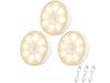 3 PCS Motion Sensor Light, Rechargeable Night Light(3000K Warm Yellow) | 8 LEDs, with USB Cable & Magnetic Patch, 3 Modes, Cordless Safe Wall Light for Kitchen, Bookshelves, Drawers 3 PCS Motion Sensor Light, Rechargeable Night Light(3000K Warm Yellow) | 8 LEDs, with USB Cable & Magnetic Patch, 3 Modes, Cordless Safe Wall Light for Kitchen, Bookshelves, Drawers