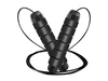 Jump Rope, Adjustable Jump Ropes for Fitness for Women Men and Kids Tangle-Free Rapid Speed Jumping Rope Cable with Ball Bearings Exercise&Slim Body at Home School Gym Black Jump Rope, Adjustable Jump Ropes for Fitness for Women Men and Kids Tangle-Free Rapid Speed Jumping Rope Cable with Ball Bearings Exercise&Slim Body at Home School Gym Black