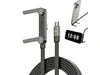 1 Pack 5Ft 240W USB C to USB C Ultra Fast Charging Cable with Invisible Stand Flat Phone Charger 90 Degree Right Angle Plug T Shaped Foldable Stand Multi Functional Cord Black 1 Pack 5Ft 240W USB C to USB C Ultra Fast Charging Cable with Invisible Stand Flat Phone Charger 90 Degree Right Angle Plug T Shaped Foldable Stand Multi Functional Cord Black