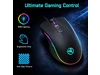 Ergonomic Wired RGB Gaming Mouse, 6 Buttons, Colorful Gradient Lighting, Anti-Slip Side Texture for Computer Gaming Ergonomic Wired RGB Gaming Mouse, 6 Buttons, Colorful Gradient Lighting, Anti-Slip Side Texture for Computer Gaming