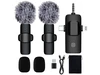 3-in-1 Wireless Lavalier Microphone for iPhone & Android - Studio Quality Sound with Noise Cancel, Plug & Play Mini Mic for Recording, Vlogging & Live Streaming 3-in-1 Wireless Lavalier Microphone for iPhone & Android - Studio Quality Sound with Noise Cancel, Plug & Play Mini Mic for Recording, Vlogging & Live Streaming