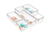 6 Pack Clear Drawer Organizer Set, Drawer Storage Trays, Storage Bins | Acrylic Drawer Storage Trays, Storage Bins for Makeup, Cosmetics, Jewelries, Utensils, Gadgets, Office 6 Pack Clear Drawer Organizer Set, Drawer Storage Trays, Storage Bins | Acrylic Drawer Storage Trays, Storage Bins for Makeup, Cosmetics, Jewelries, Utensils, Gadgets, Office