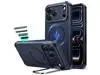 iPhone 17 Pro Case Flex Stand, for MagSafe, Rugged, Blue | Camera Control, 7X Military-Grade Drop Protection, Magnetic Phone Case, Shock-Absorbing Rugged Cover, Dustproof Port Cover iPhone 17 Pro Case Flex Stand, for MagSafe, Rugged, Blue | Camera Control, 7X Military-Grade Drop Protection, Magnetic Phone Case, Shock-Absorbing Rugged Cover, Dustproof Port Cover
