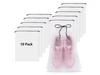 Waterproof Shoe Bags for Travel - 15.7x11.8 Inches Drawstring Bags Organizers (10 Pack), Clear Waterproof Bag Travel Essentials for Men & Women, Shoe Bags for Storage (Packing, Gym, Luggage Storage) Waterproof Shoe Bags for Travel - 15.7x11.8 Inches Drawstring Bags Organizers (10 Pack), Clear Waterproof Bag Travel Essentials for Men & Women, Shoe Bags for Storage (Packing, Gym, Luggage Storage)