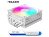TEUCER TE-45 Low Profile CPU Cooler, 45mm Height 6 Heat Pipe 92mm PWM ARGB CPU Air Cooler TEUCER TE-45 Low Profile CPU Cooler, 45mm Height 6 Heat Pipe 92mm PWM ARGB CPU Air Cooler