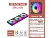 TEUCER DL-1 120mm ARGB Case Fan, Wire-Free Splicing PWM 4Pin Hydraulic Bearing PC Cooling Fan TEUCER DL-1 120mm ARGB Case Fan, Wire-Free Splicing PWM 4Pin Hydraulic Bearing PC Cooling Fan