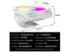 TEUCER TE-75 Low Profile CPU Cooler 75mm Height, 8×6mm Heat Pipes, 120mm ARGB PWM Fan, ITX Small Form Factor CPU Air Cooler for Intel LGA1700 AMD AM5 TEUCER TE-75 Low Profile CPU Cooler 75mm Height, 8×6mm Heat Pipes, 120mm ARGB PWM Fan, ITX Small Form Factor CPU Air Cooler for Intel LGA1700 AMD AM5