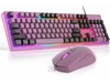 Core Tech - 104-Key Wired Membrane Gaming Keyboard and Optical Mouse Combo with RGB Lighting - Blackcurrant Core Tech - 104-Key Wired Membrane Gaming Keyboard and Optical Mouse Combo with RGB Lighting - Blackcurrant