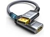 CORE TECH DisplayPort to HDMI Adapter, 4K 60Hz, DP 1.2 Male to HDMI 2.0 Female, Unidirectional, Braided, for PC to Monitor, TV or Projector CORE TECH DisplayPort to HDMI Adapter, 4K 60Hz, DP 1.2 Male to HDMI 2.0 Female, Unidirectional, Braided, for PC to Monitor, TV or Projector