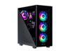 Velztorm Black Gladio Custom Built Gaming Desktop PC (AMD Ryzen 9 5900X, GeForce RTX 5070, 32GB DDR4, 2TB PCIe SSD + 2TB HDD, 120mm AIO, 750W PSU, RJ-45, 1 Display Port, HDMI, Win 11 Pro)