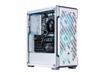 Velztorm White Fultix Custom Built Gaming Desktop PC (AMD Ryzen 5-5500, GeForce RTX 5060, 32GB DDR4, 1TB PCIe SSD + 1TB HDD, RGB Fans, 750W PSU, WiFi 5, Bluetooth 4.2, RJ-45, HDMI, Win 11 Home)