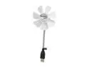 ARCTIC Breeze Mobile USB-Powered 92mm Portable Fan, Portable Cooling Solution, Quiet Fan - White