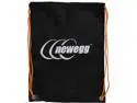 Newegg Lightweight Black Drawstring Bag