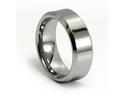 Unisex Tungsten Carbide Ring, Polished, Comfort Fit