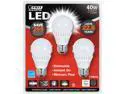 Feit Electric BPAG500DM/LED/3 40 Watts Equivalent 3 Pack 7.5 Watts (40W Equivalent) A19 Bulb Multi Purpose Fully Dimmable LED Light Bulb