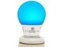 GE Lighting Energy Smart Color LED Party Light 1-Watt (15-Watt Equivalent) Blue A15 Light Bulb with Medium Base