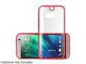 SUPCASE All New HTC One M8 Case - Premium Hybrid Protective Bumper Case (Red/Clear) for HTC One 2014 Release