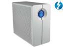LaCie 2big Thunderbolt 8TB External Hard Drive with Cable (9000246)