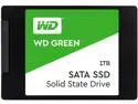 Western Digital - WDS100T2G0A - WD Green WDS100T2G0A 1 TB Solid State Drive - 2.5 Internal - SATA (SATA/600) - Desktop