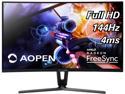 Aopen Gaming Series  27HC1R 27" Black VA Curved 1800R FreeSync 144Hz LED Monitor 1920 x 1080 Widescreen 16:9 4ms Response Time 250 cd/m2 1000:1 DVI, HDMI, DisplayPort