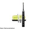 Philips Sonicare HX9352/04 DiamondClean Rechargeable sonic toothbrush 5 modes with Charging Glass and USB Charging Travel Case –Black Edition