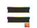 V-COLOR Manta XSky DDR5 32GB (2x16GB) 6400MHz CL32 1.4V SK Hynix IC RGB Gaming Desktop Upgrade Memory Module Black, for AMD EXPO TMXSAL1664832KWK