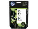 HP 63 Ink Cartridge - Combo Pack - Black/Cyan/Magenta/Yellow
