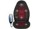 Snailax Memory Foam Massage Seat Cushion - Back Massager with Heat, 6 Vibration Massage Nodes & 3 Heating Pad, Massage Chair Pad for Home Office Chair or Car Seat