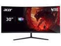 Acer Nitro ED306C Xbmiippx 29.5" 1500R Curved Zero-Frame UWFHD (2560 x 1080) VA Monitor with AMD FreeSync Premium Technology, Up to 200Hz, 1ms VRB, HDR 10, VESA mounting compliant